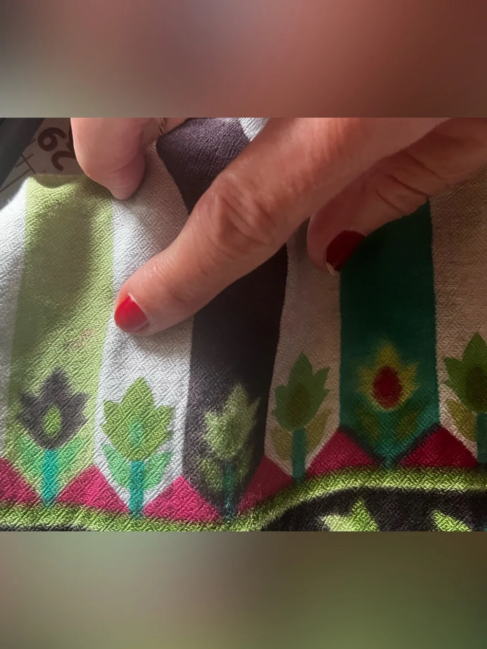Floral Green Multi-Color Lightweight Scarf - Women Accessories